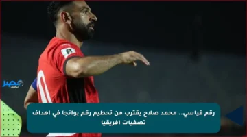 رقم قياسي.. محمد صلاح يقترب من تحطيم رقم بوانجا في أهداف تصفيات إفريقيا